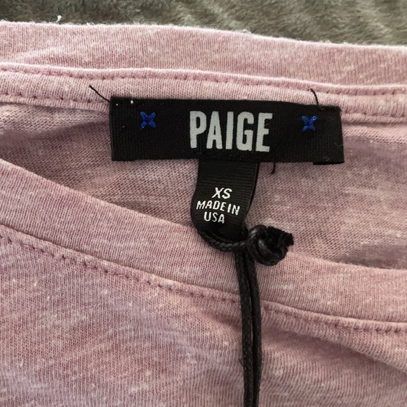 Paige-Dusty Mauve T-Shirt, NWT - Picture 2 of 3
